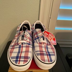 NIB Plaid Era  Vans